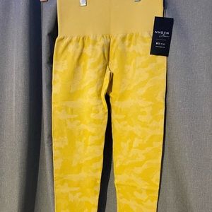 NVGTN Sunshine Yellow Camo Leggings